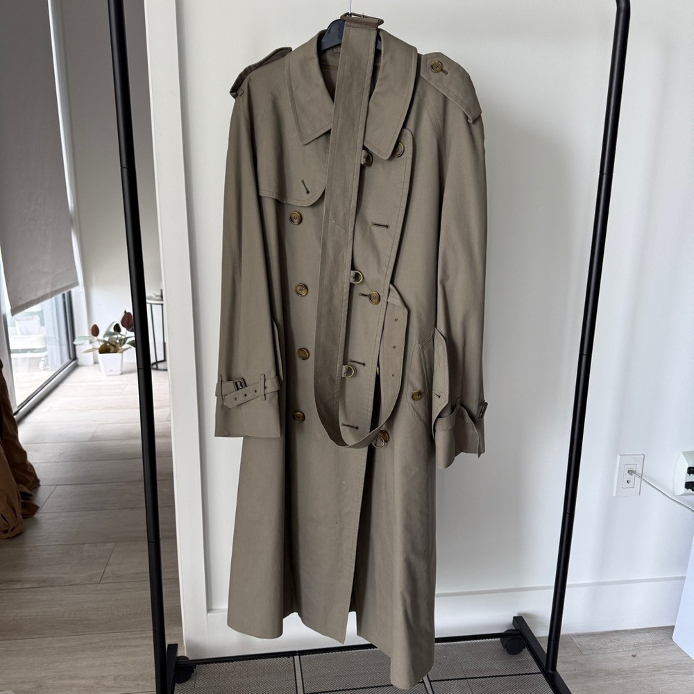 Burberry Khaki Trench Coat
